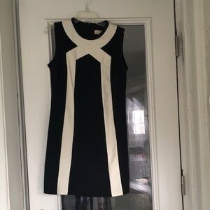 Michael Kors Collection Black and Cream Dress size 8